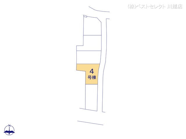 埼玉県川越市大字下小坂の新築戸建て全体区画図 ※図面と異なる場合は現況を優先