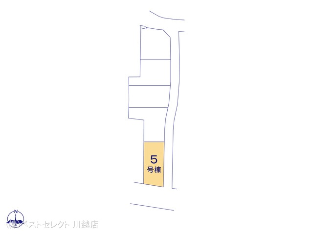 埼玉県川越市大字下小坂の新築戸建て全体区画図 ※図面と異なる場合は現況を優先