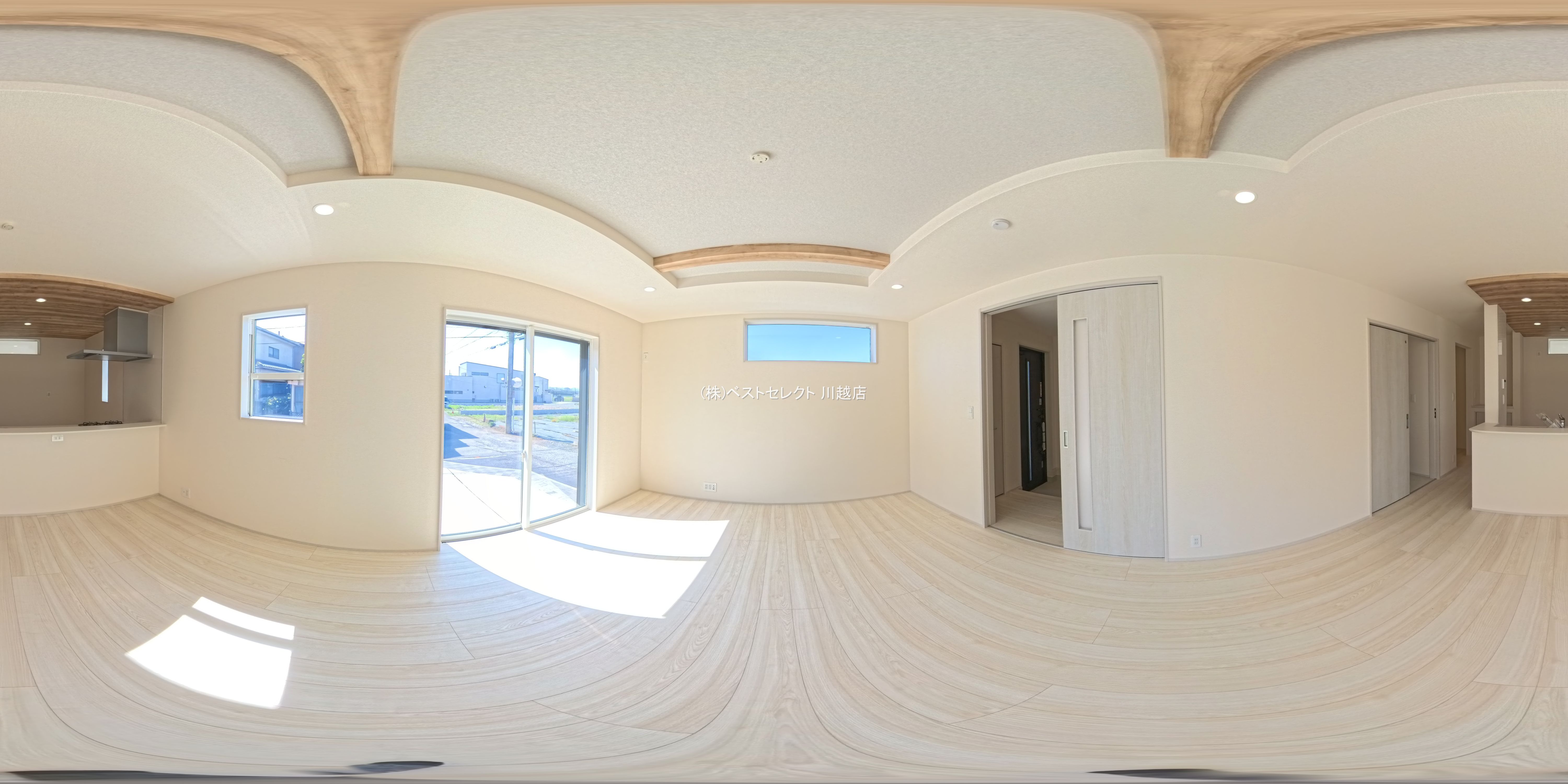 埼玉県川越市豊田町２丁目の新築戸建てパノラマ（リビング）写真 2026年4月2日撮影