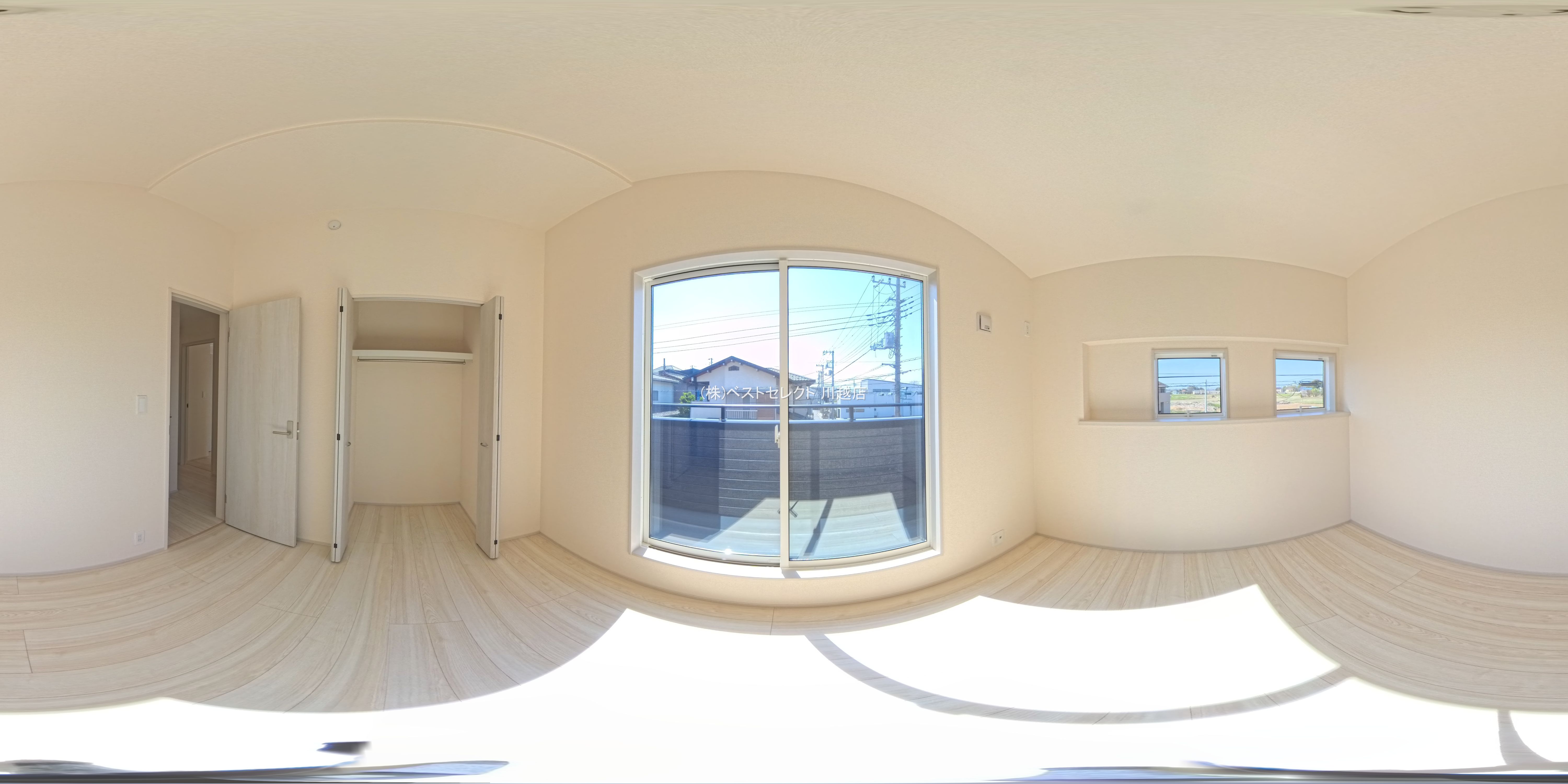 埼玉県川越市豊田町２丁目の新築戸建てパノラマ（居室サブ）写真 2026年4月2日撮影