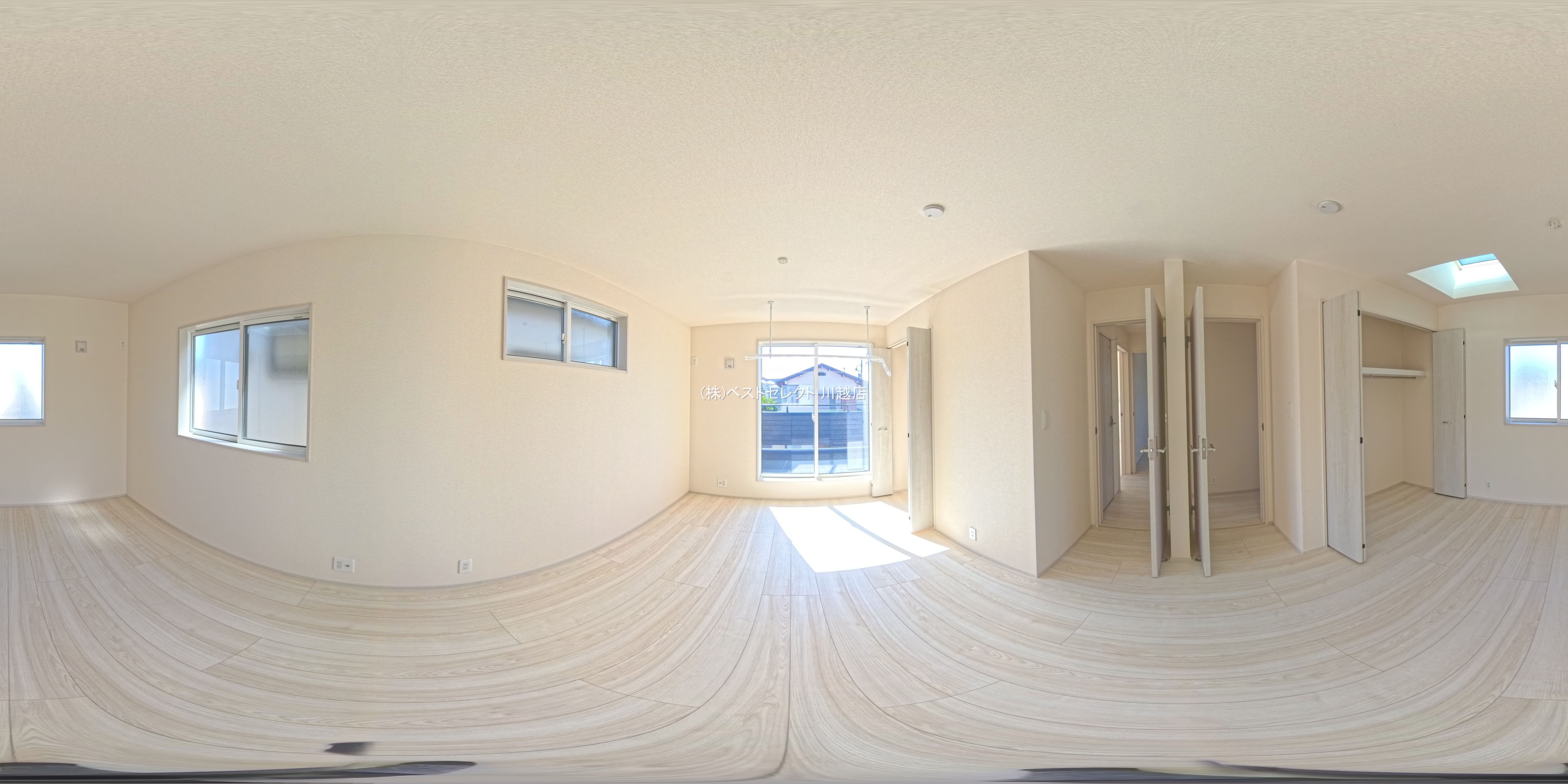 埼玉県川越市豊田町２丁目の新築戸建てパノラマ（居室メイン）写真 2026年4月2日撮影