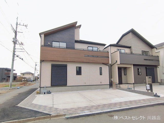 埼玉県川越市豊田町2丁目の新築戸建て完成写真 2026年2月16日撮影