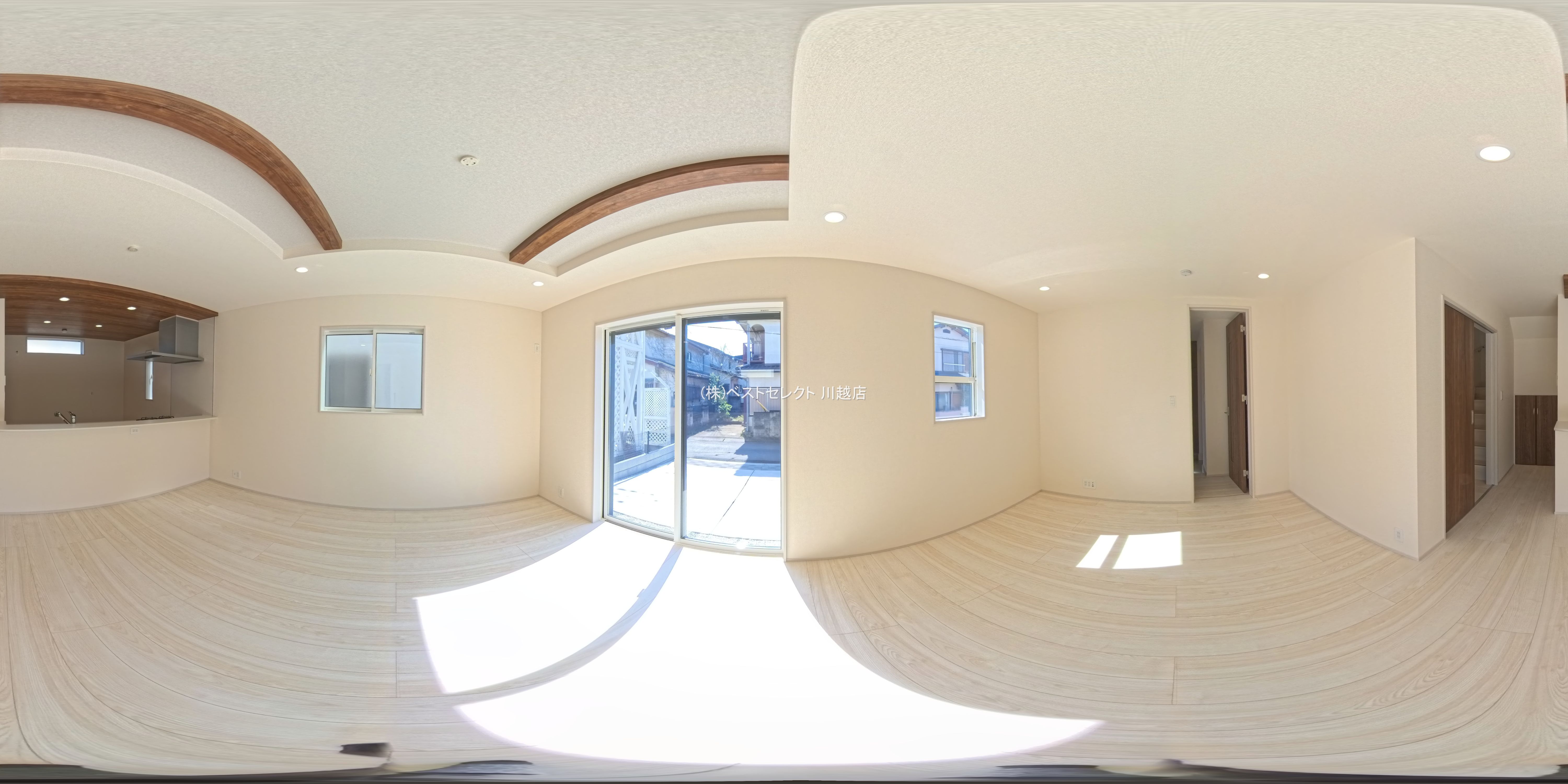 埼玉県川越市豊田町２丁目の新築戸建てパノラマ（リビング）写真 2026年4月2日撮影