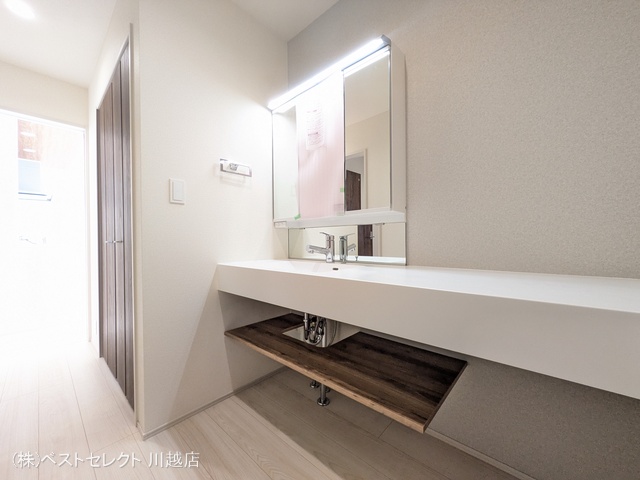 埼玉県川越市豊田町2丁目の新築戸建て洗面所写真 2026年4月2日撮影