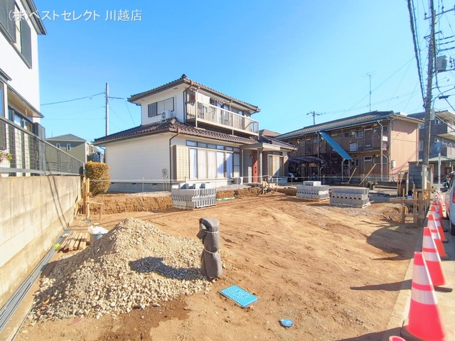 埼玉県川越市大字上戸の新築戸建て更地・土地写真 2026年1月21日撮影