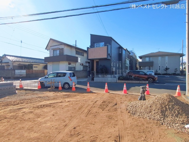 埼玉県川越市大字上戸の新築戸建て更地・土地写真 2026年1月21日撮影
