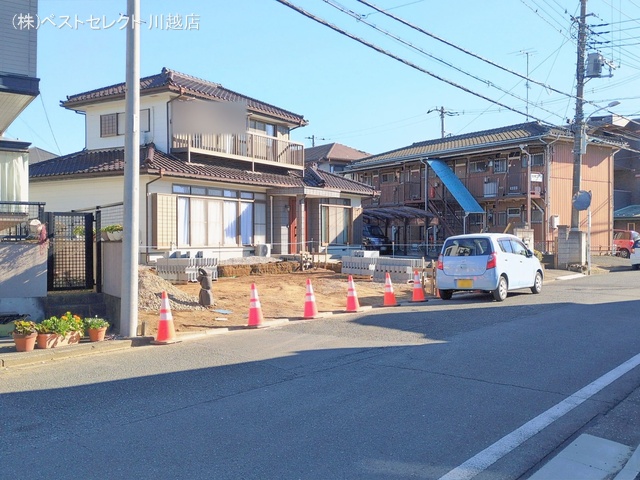埼玉県川越市大字上戸の新築戸建て更地・土地写真 2026年1月21日撮影