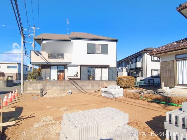 埼玉県川越市大字上戸の新築戸建て更地・土地写真 2026年1月21日撮影