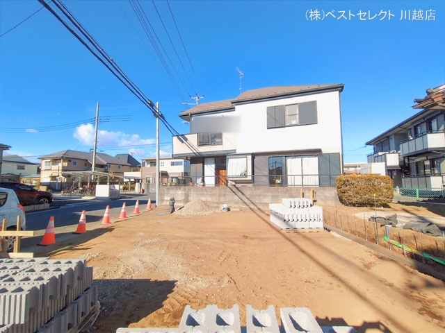 埼玉県川越市大字上戸の新築戸建て更地・土地写真 2026年1月21日撮影