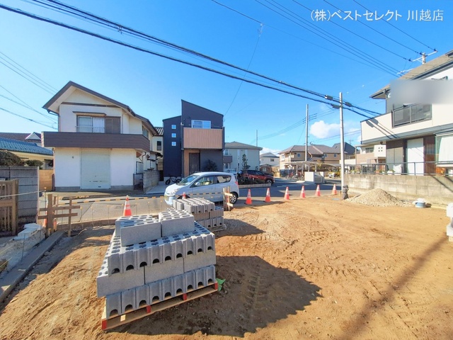 埼玉県川越市大字上戸の新築戸建て更地・土地写真 2026年1月21日撮影