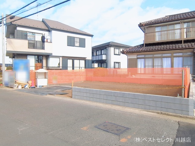 埼玉県川越市大字上戸の新築戸建て更地・土地写真 2026年2月17日撮影