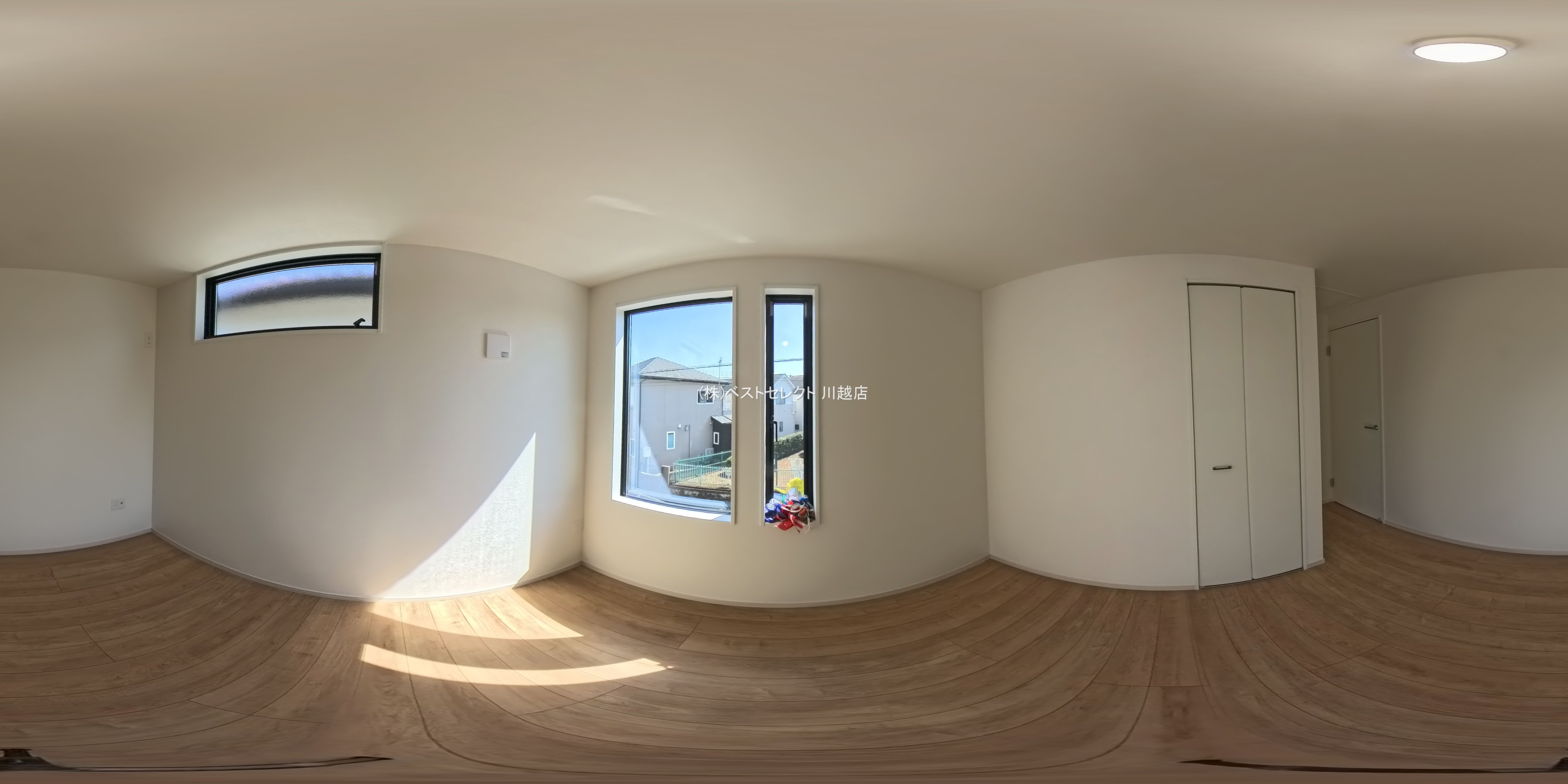 埼玉県川越市霞ケ関北６丁目の新築戸建てパノラマ（居室サブ）写真 2026年3月4日撮影