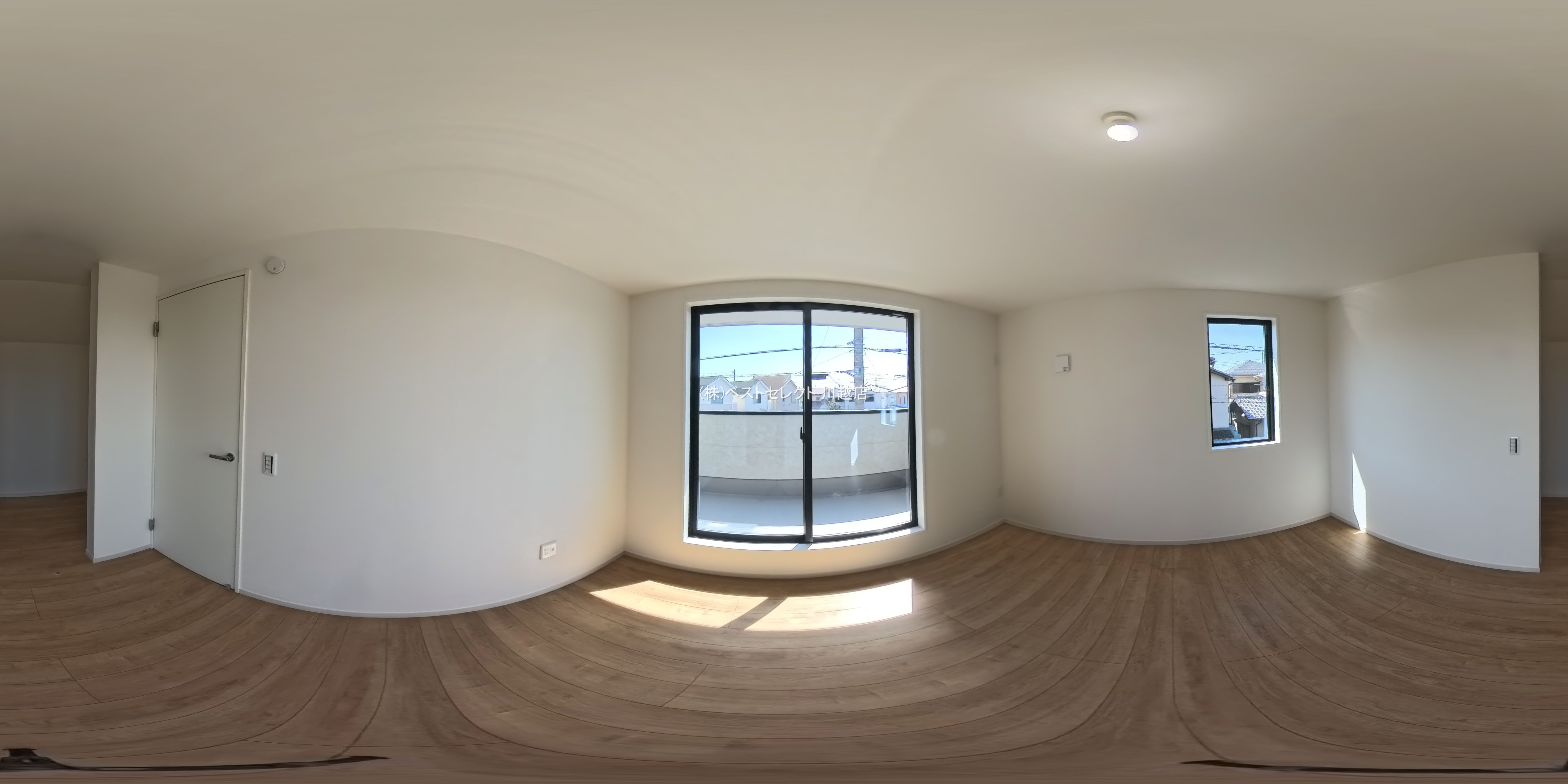 埼玉県川越市霞ケ関北６丁目の新築戸建てパノラマ（居室メイン）写真 2026年3月4日撮影