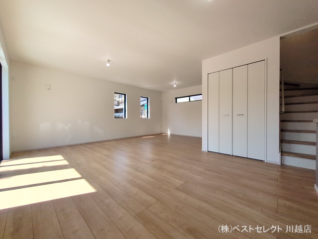 埼玉県川越市霞ケ関北６丁目の新築戸建てリビング写真 2026年3月4日撮影