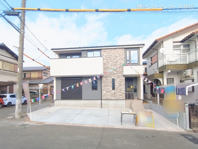 埼玉県川越市霞ケ関北６丁目の新築戸建て完成写真 2026年2月17日撮影