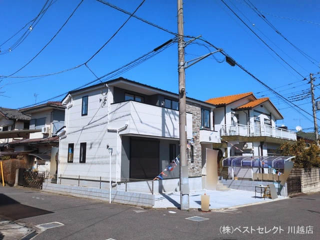 埼玉県川越市霞ケ関北６丁目の新築戸建て完成写真 2026年3月4日撮影