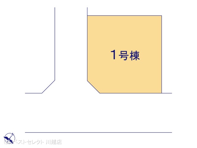埼玉県川越市霞ケ関北６丁目の新築戸建て全体区画図 ※図面と異なる場合は現況を優先