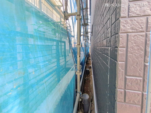 埼玉県川越市大字山田の新築戸建てシート写真 2026年2月19日撮影