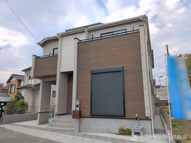 埼玉県川越市仙波町４丁目の新築戸建て完成写真 2026年4月14日撮影