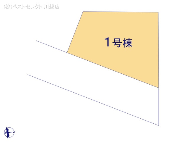 埼玉県川越市仙波町４丁目の新築戸建て全体区画図 ※図面と異なる場合は現況を優先