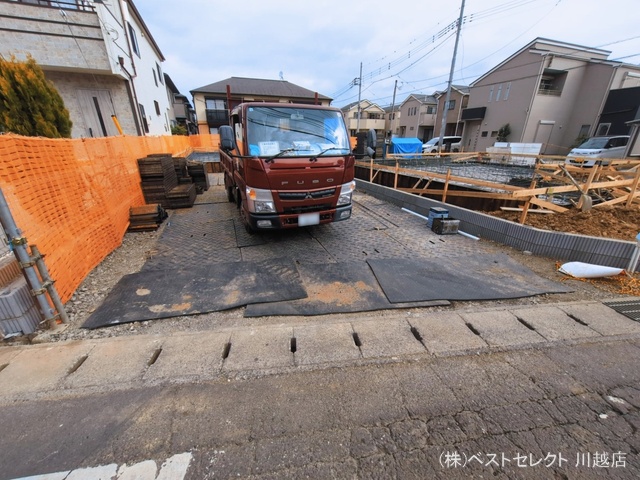 埼玉県川越市大字的場の新築戸建て基礎写真 2026年3月17日撮影