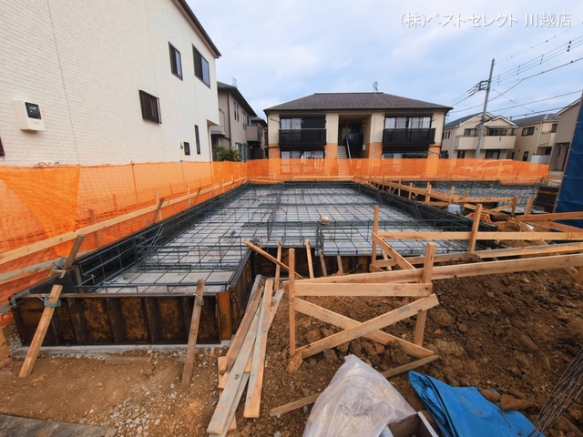 埼玉県川越市大字的場の新築戸建て基礎写真 2026年3月17日撮影