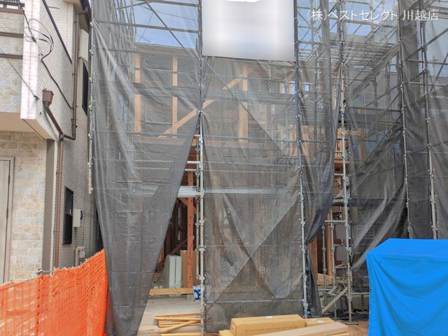 埼玉県川越市大字的場の新築戸建て上棟写真 2026年4月19日撮影