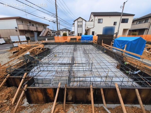 埼玉県川越市大字的場の新築戸建て基礎写真 2026年3月17日撮影