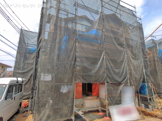 埼玉県川越市大字的場の新築戸建て上棟写真 2026年4月19日撮影