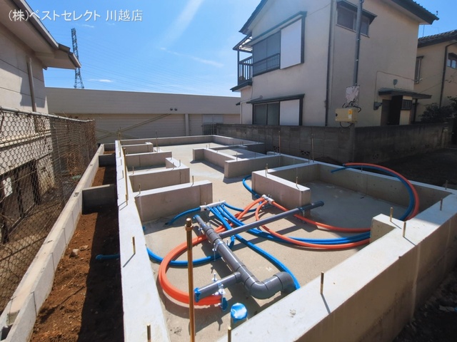 埼玉県川越市新宿町６丁目の新築戸建て基礎写真 2026年3月8日撮影