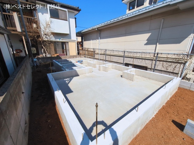 埼玉県川越市新宿町６丁目の新築戸建て基礎写真 2026年3月8日撮影