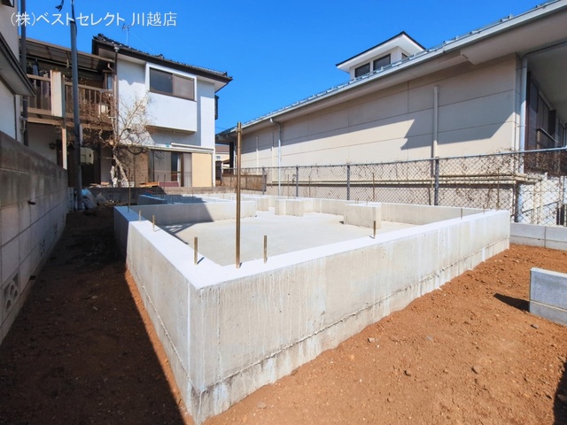 埼玉県川越市新宿町６丁目の新築戸建て基礎写真 2026年3月8日撮影