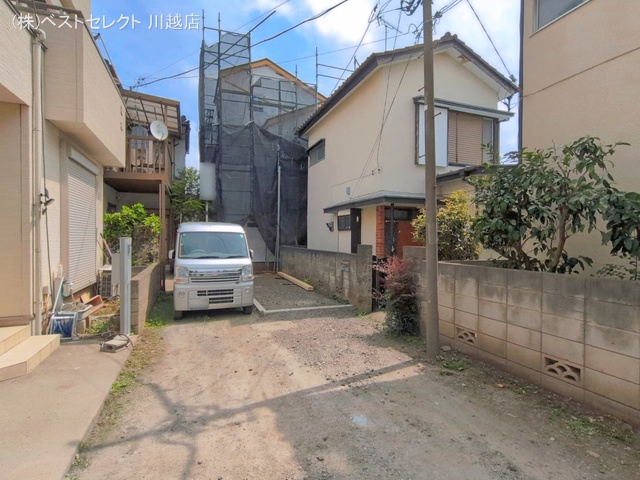 埼玉県川越市新宿町６丁目の新築戸建てシート写真 2026年4月13日撮影