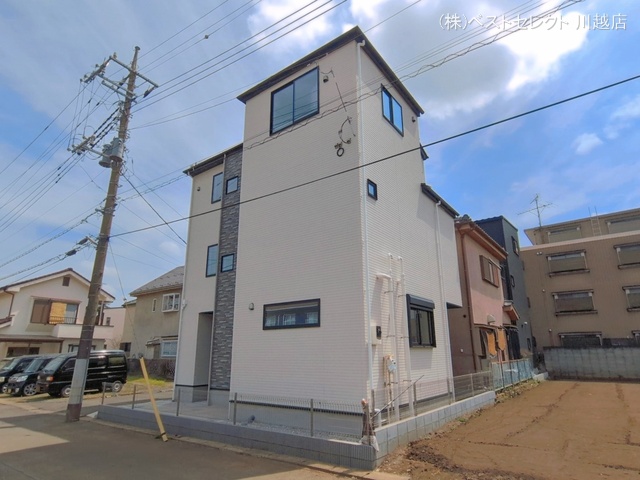 埼玉県川越市熊野町の新築戸建て完成写真 2026年4月13日撮影