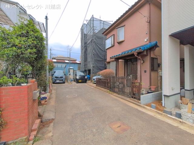 埼玉県川越市熊野町の新築戸建てシート写真 2026年3月24日撮影