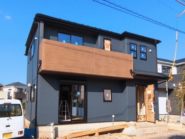 埼玉県川越市大字木野目の新築戸建て外構写真 2026年3月16日撮影