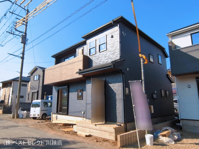 埼玉県川越市大字木野目の新築戸建て外構写真 2026年3月16日撮影