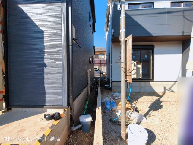 埼玉県川越市大字木野目の新築戸建て外構写真 2026年3月16日撮影