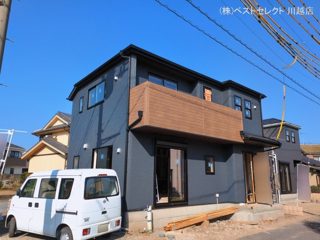 埼玉県川越市大字木野目の新築戸建て外構写真 2026年3月16日撮影