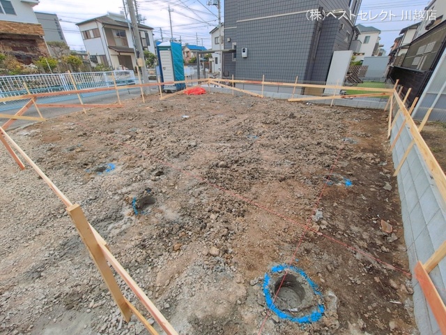 埼玉県川越市今成２丁目の新築戸建て基礎写真 2026年3月22日撮影