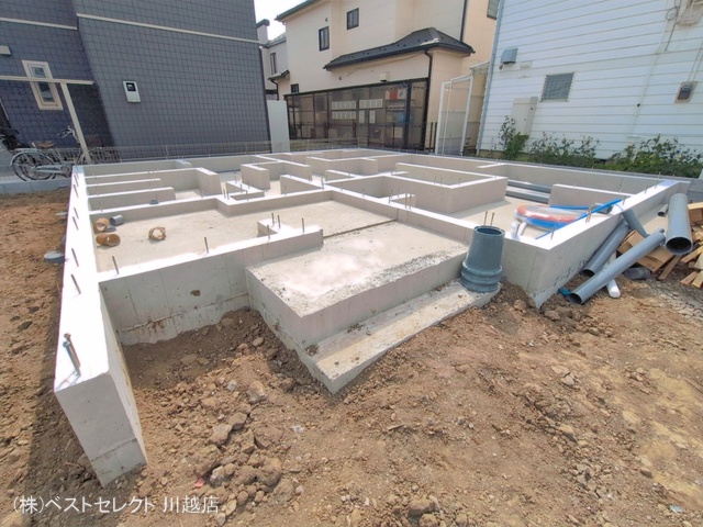 埼玉県川越市今成２丁目の新築戸建て基礎写真 2026年4月12日撮影