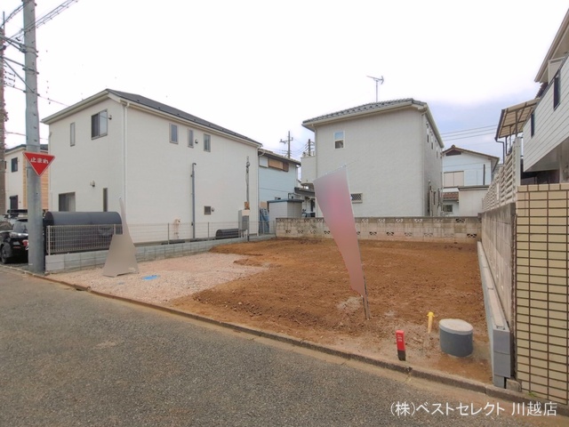 埼玉県川越市霞ケ関北６丁目の新築戸建て更地・土地写真 2026年3月24日撮影