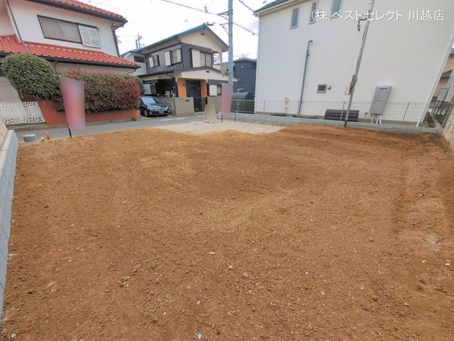 埼玉県川越市霞ケ関北６丁目の新築戸建て更地・土地写真 2026年3月24日撮影