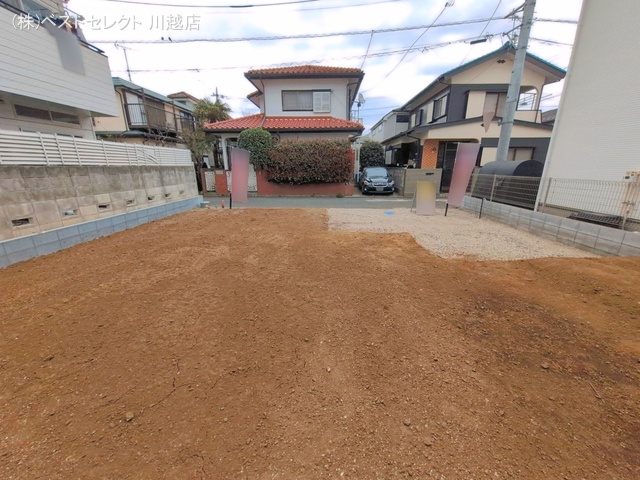 埼玉県川越市霞ケ関北６丁目の新築戸建て更地・土地写真 2026年3月24日撮影