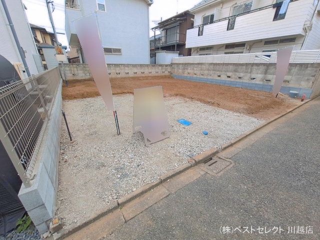 埼玉県川越市霞ケ関北６丁目の新築戸建て更地・土地写真 2026年3月24日撮影