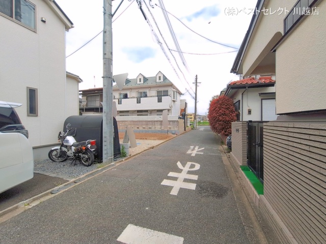 埼玉県川越市霞ケ関北６丁目の新築戸建て更地・土地写真 2026年4月13日撮影
