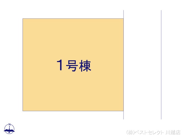 埼玉県川越市霞ケ関北６丁目の新築戸建て全体区画図 ※図面と異なる場合は現況を優先