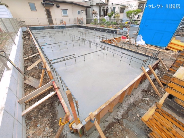 埼玉県川越市大字小ケ谷の新築戸建て基礎写真 2026年4月5日撮影