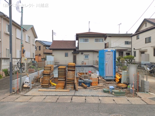 埼玉県川越市大字小ケ谷の新築戸建て基礎写真 2026年4月5日撮影