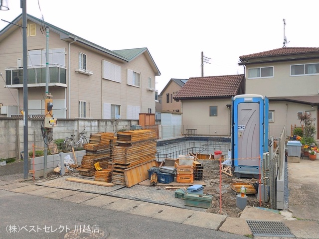 埼玉県川越市大字小ケ谷の新築戸建て基礎写真 2026年4月5日撮影